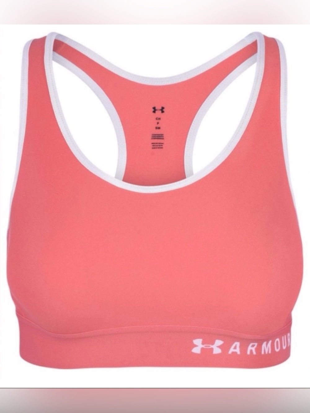 Under Armour Mid Compression Sports Bra Keyhole Racerback Gym Wear Sz Small NWT